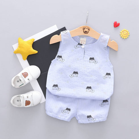 Children's Summer Vest Set Two-Piece Set